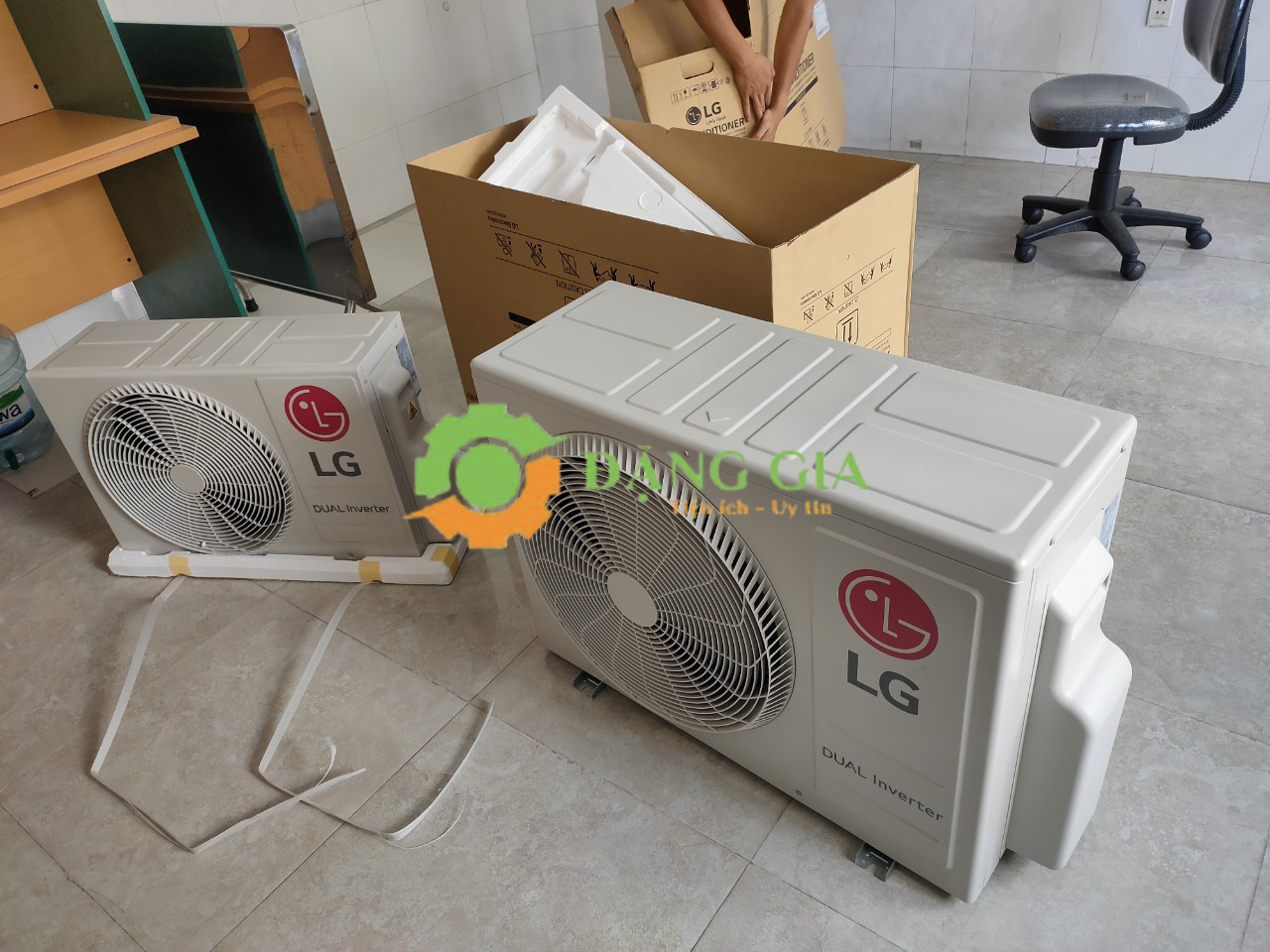 lắp đặt điều hòa âm trần LG