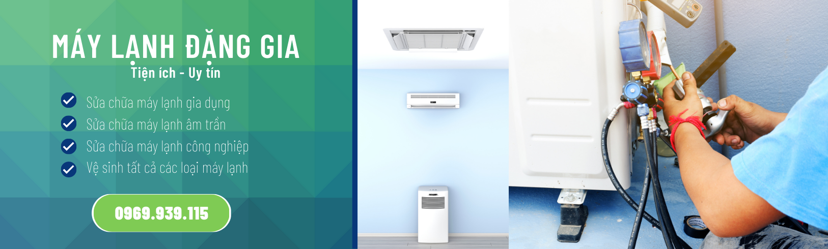 dịch vụ của máy lạnh đặng gia