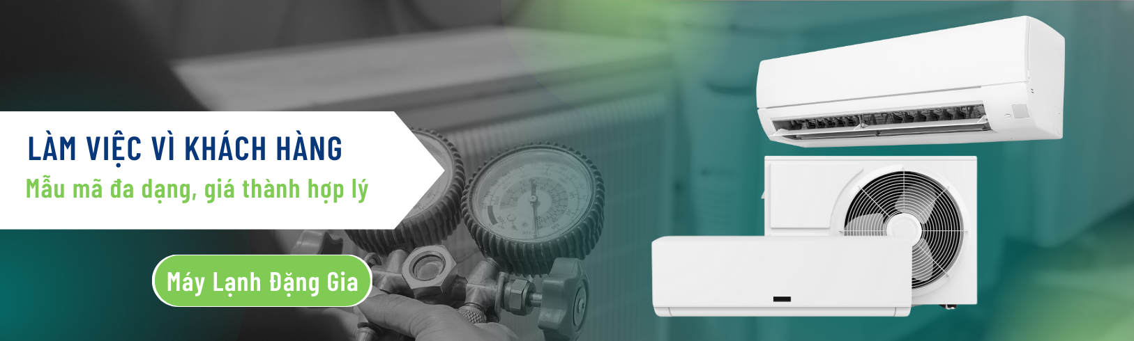 banner máy lạnh đặng gia